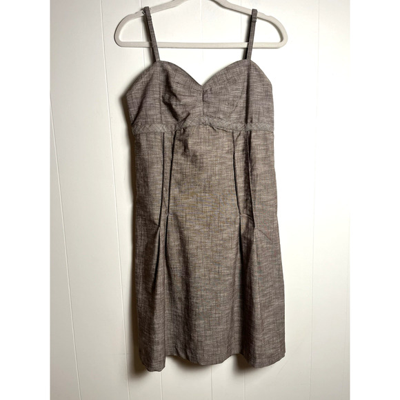 Matilda Jane Sweetheart Hammond Bay Picnic Dress Brown Stretch Size Small Autumn - Picture 1 of 11